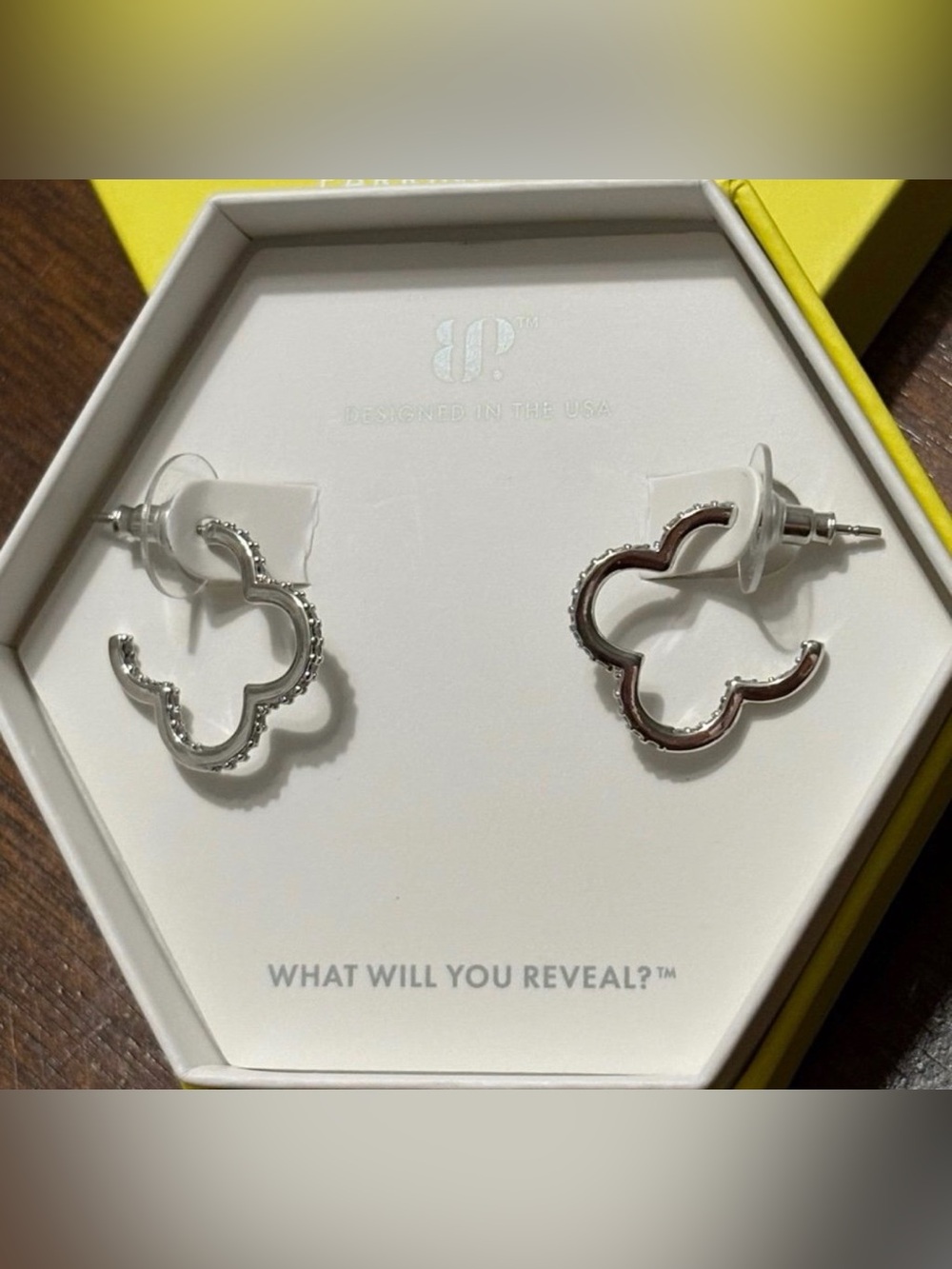 Bomb Party Earrings-The Essential Clover Diamond CZ on Rhodium